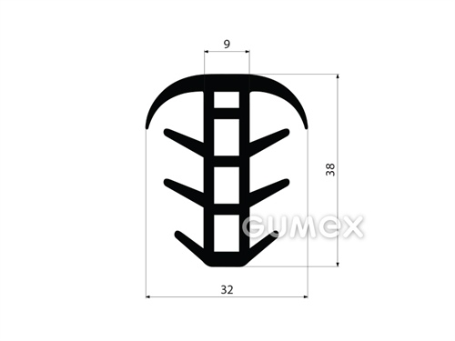 GUMMIPROFILE T-FORM - EPDM